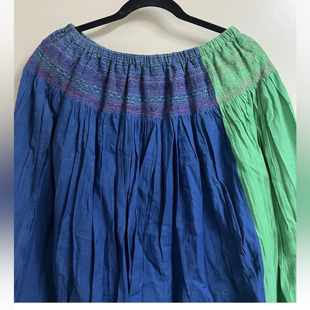 Injiri cotton Elegant Multicolor Maxi Skirt Sz M (item 25.3) - Picture 2 of 6